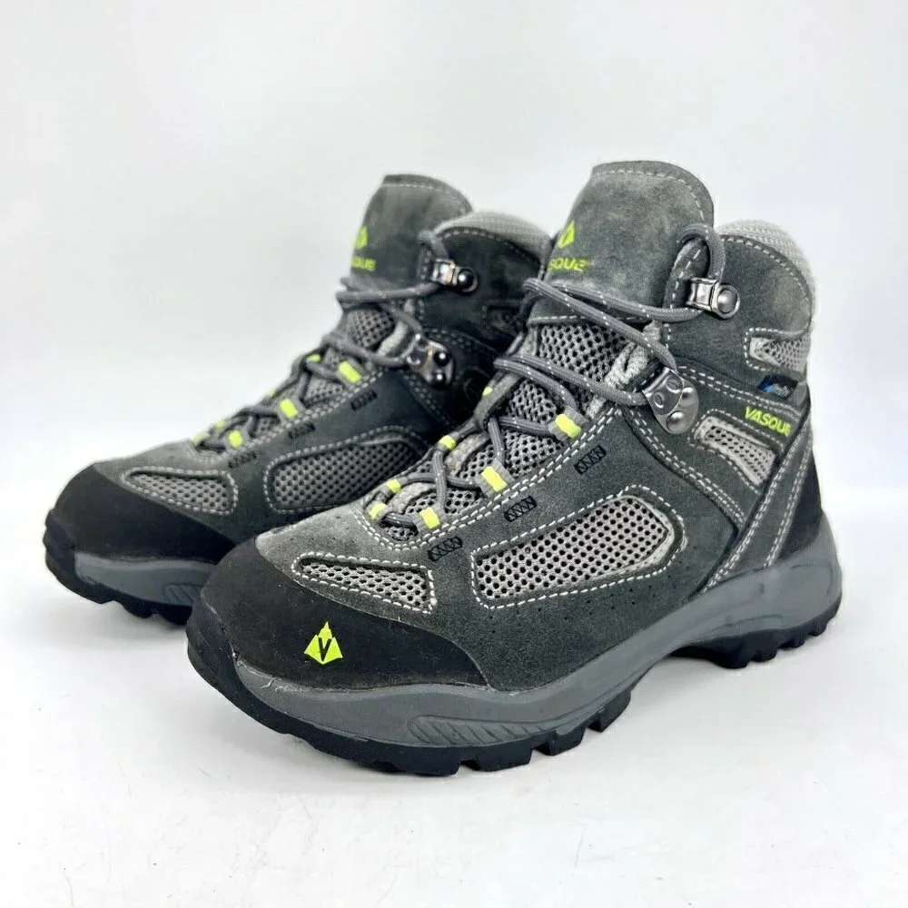 Vasque Unisex Kids Breeze WP 2.0 7213 Gray Lace Up Sneaker Shoes Size 3M